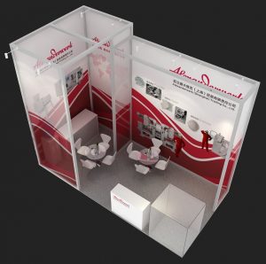 AW show booth 3D view